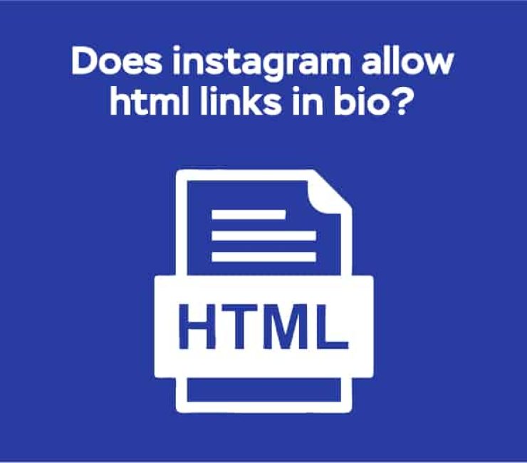 Does Instagram Allow HTML Links in Bio?