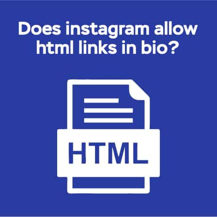 Does Instagram Allow HTML Links in Bio?