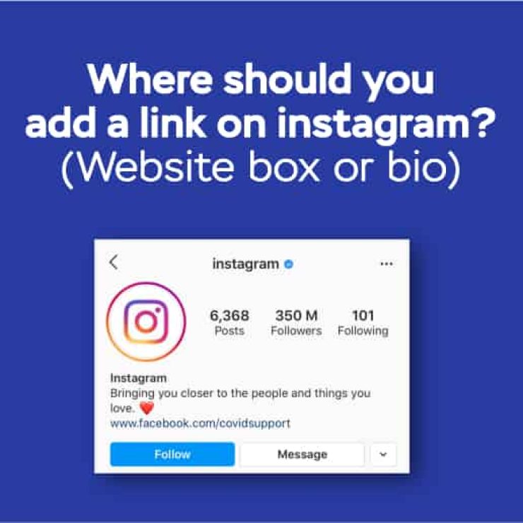 Where Should You Add a Link on Instagram? (Website Box or Bio)