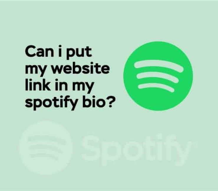 Can I Put My Website Link in My Spotify Bio?