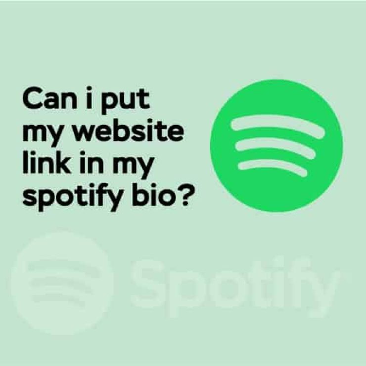 Can I Put My Website Link in My Spotify Bio?