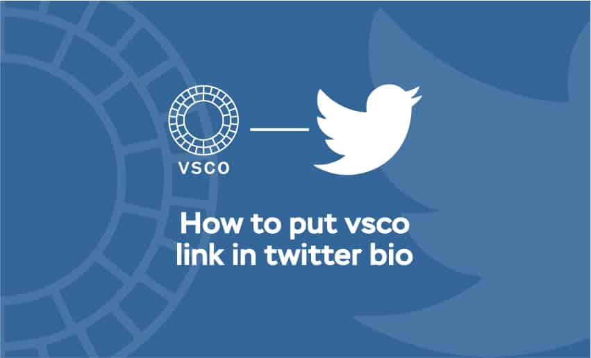 How to Put VSCO Link in Twitter Bio