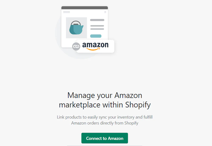 does shopify link with amazon