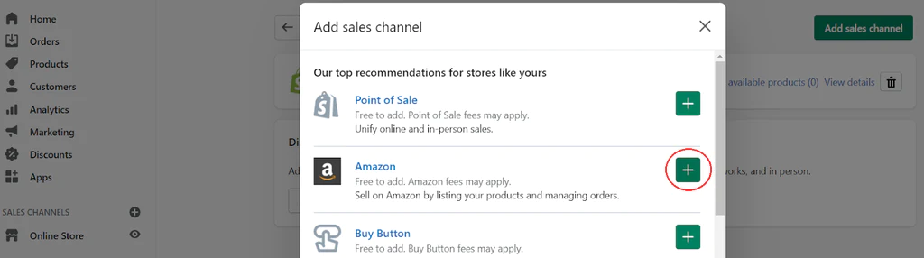Shopify Amazon integration