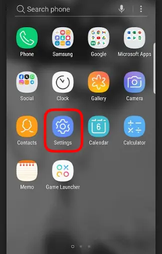 go to the settings app on your android device