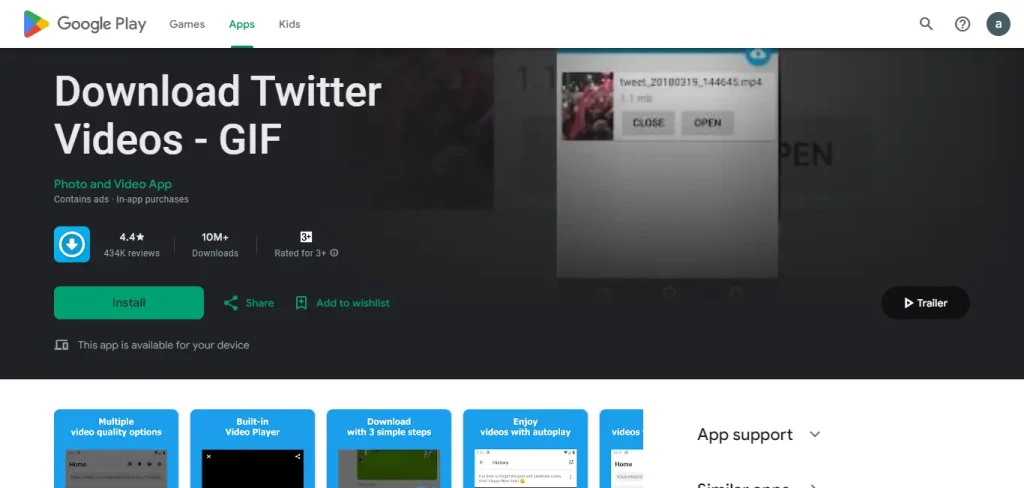 Download Twitter Videos