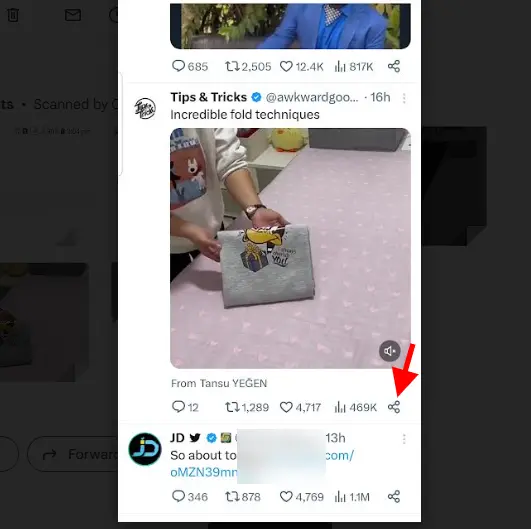 how to save a video from twitter