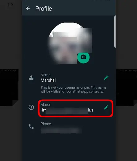 How to Add Bio on WhatsApp
