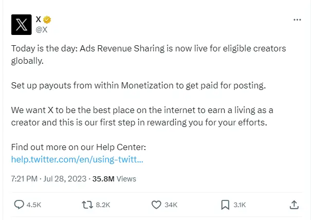 Utilize Ads revenue to make money from Twitter
