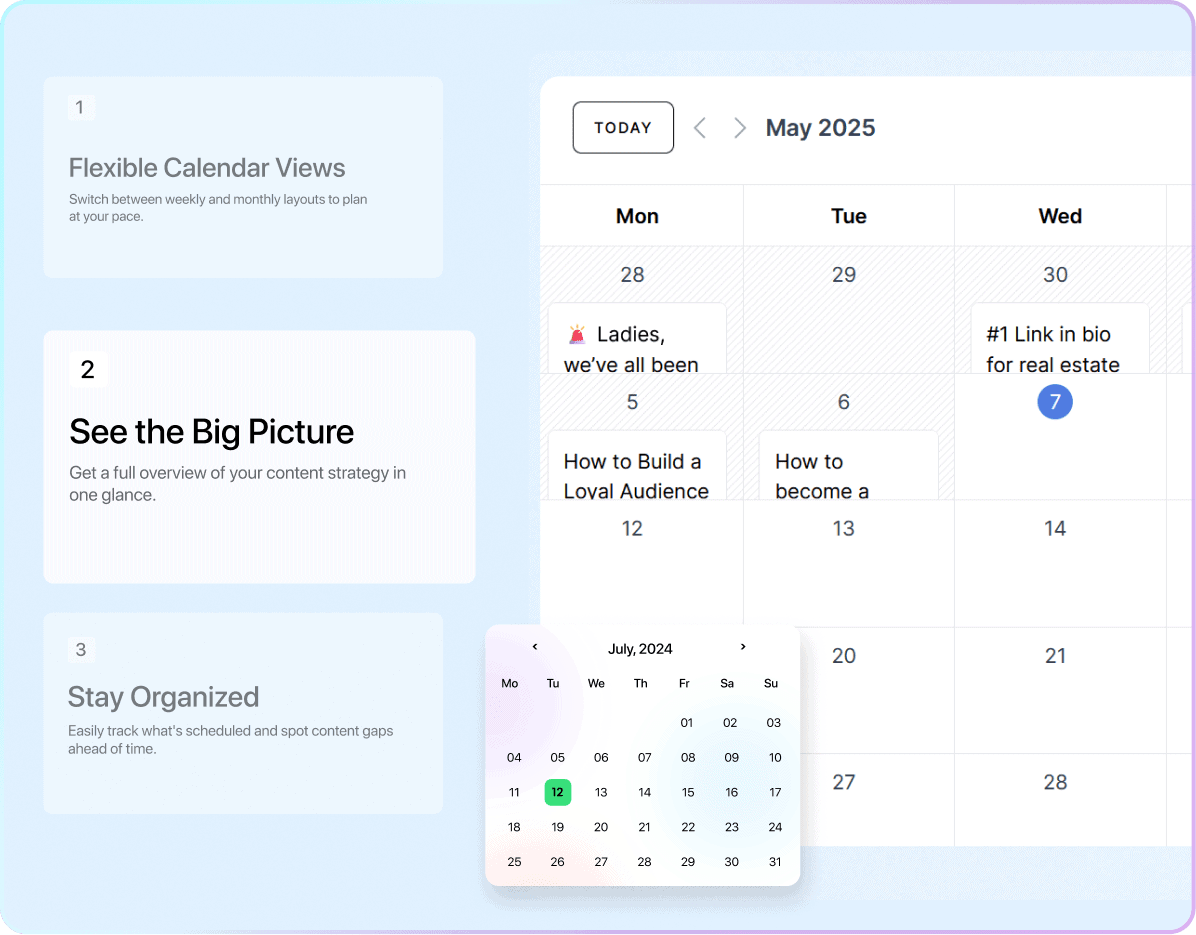 Visualize your content