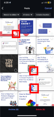 How to archive all Instagram posts