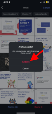 How to archive all Instagram posts