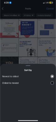 How to Archive All Instagram Posts 3