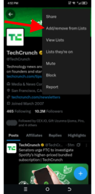 How to Make a Twitter List 4