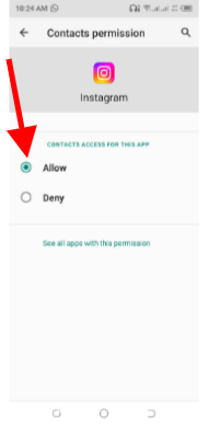 How to find contacts on Instagram