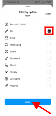 How to see old Instagram bios on mobile