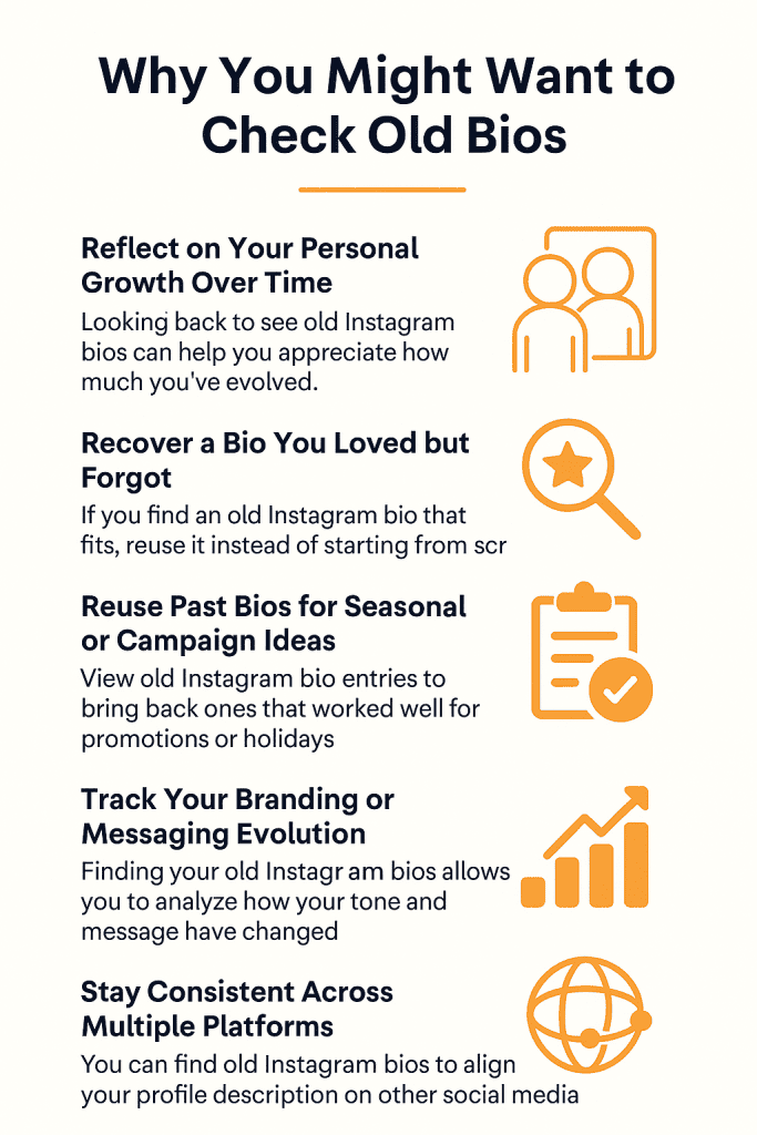 How to See Old Instagram Bios