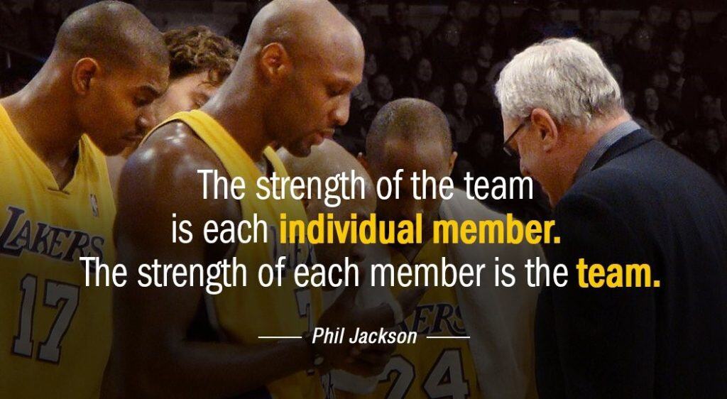 Phil Jackson inspirational sports quotes