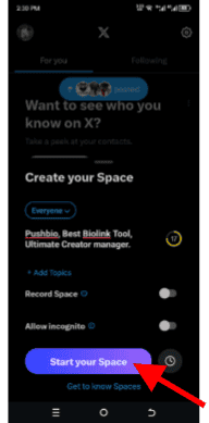 How to host a Twitter Space