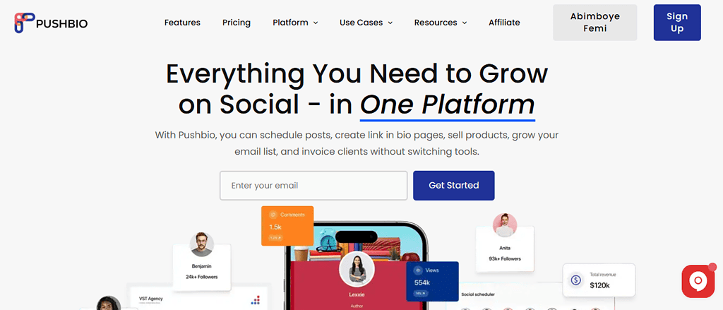 Best Sprout Social alternative: Pushbio