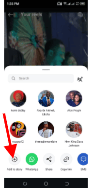 share long Reels on Instagram Story