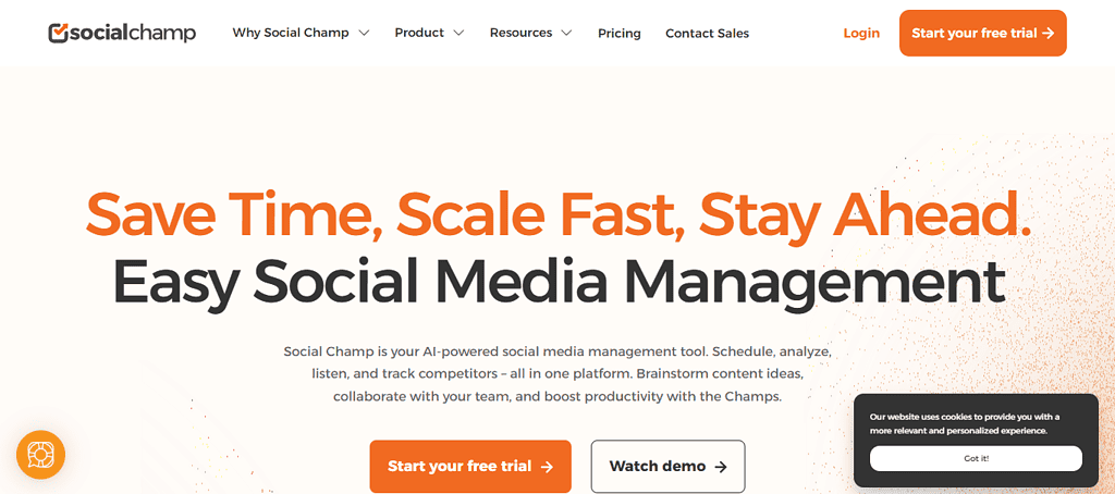 CoSchedule alternatives: Socialchamp