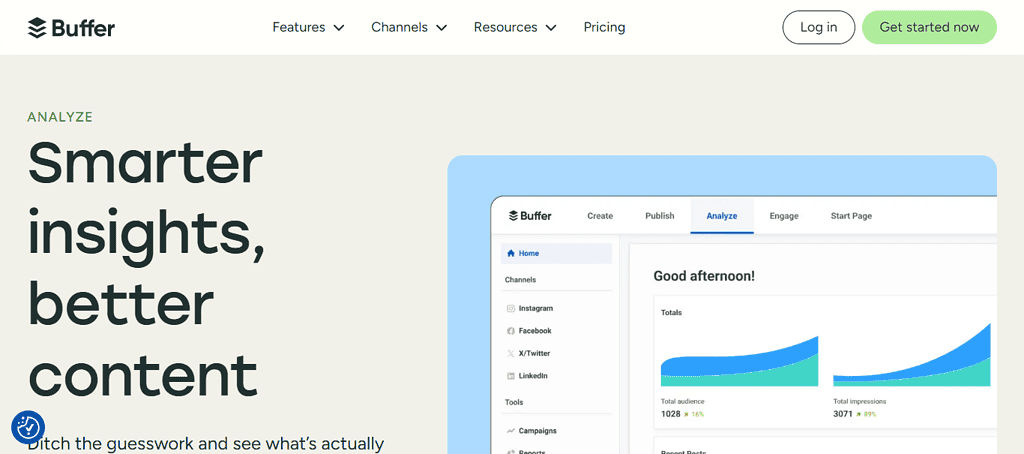 Best social media reporting tools: Buffer