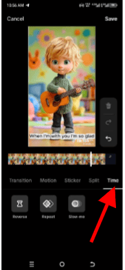 How to play a TikTok video in reverse