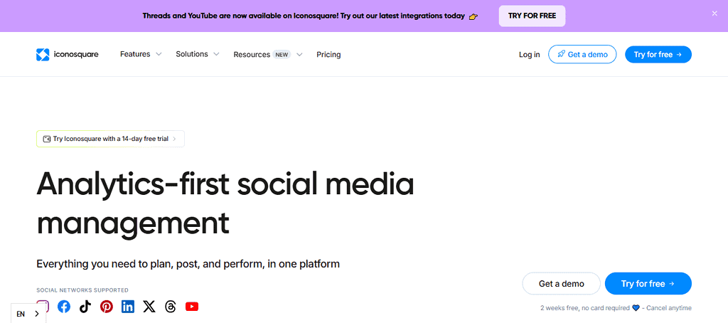 Best social media reporting tools: Iconosquare