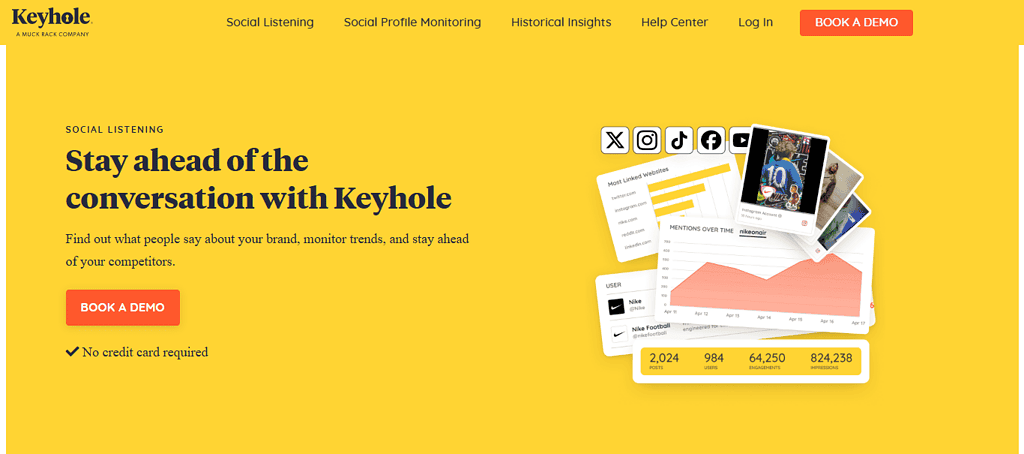 Best social media ANALYTICS tools: kEYHOLE