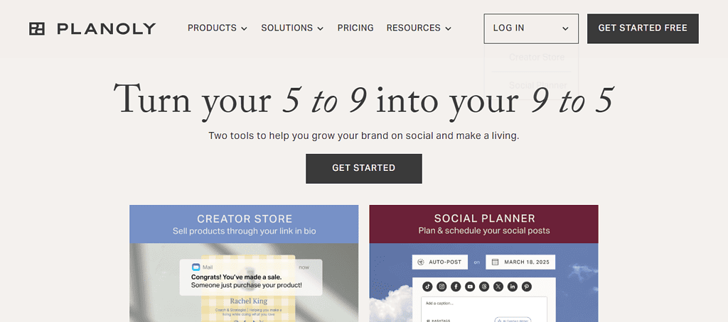 Cheaper alternative to Later: Planoly