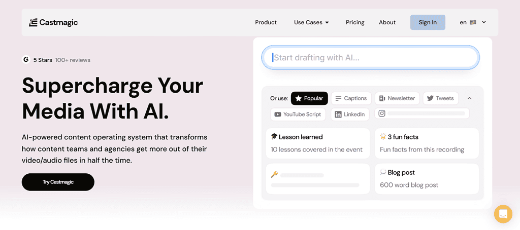 Best AI Tools for Podcast Content: Castmagic