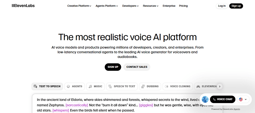 AI Voice Tools for Audio Content: Elevenlabs