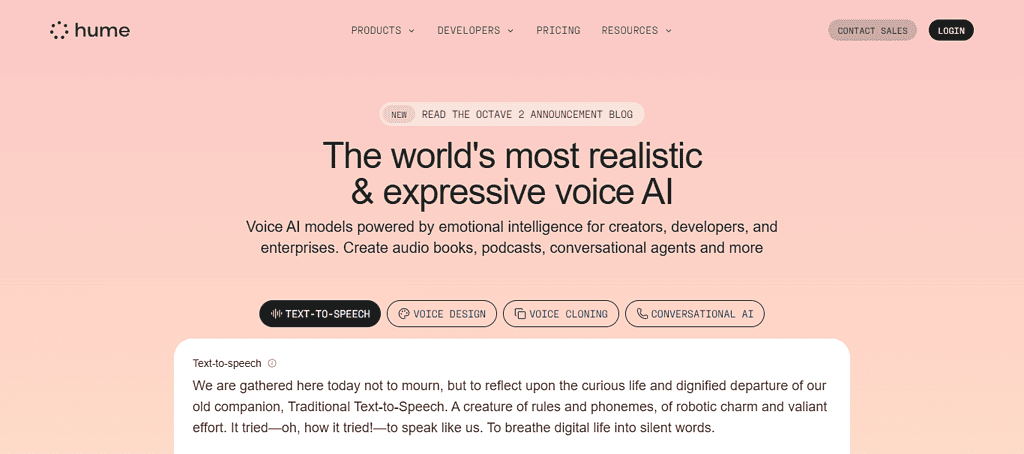 AI Voice Tools for Audio Content: Hume