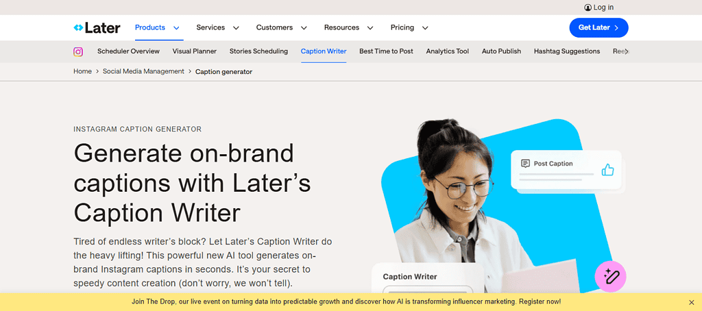 best AI caption generator for Instagram