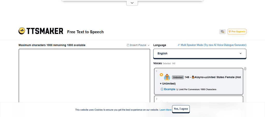 AI Voice Tools for Audio Content: TTSMaker