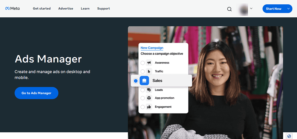 Top AI tools for Facebook ads creation: Meta Ads Manager