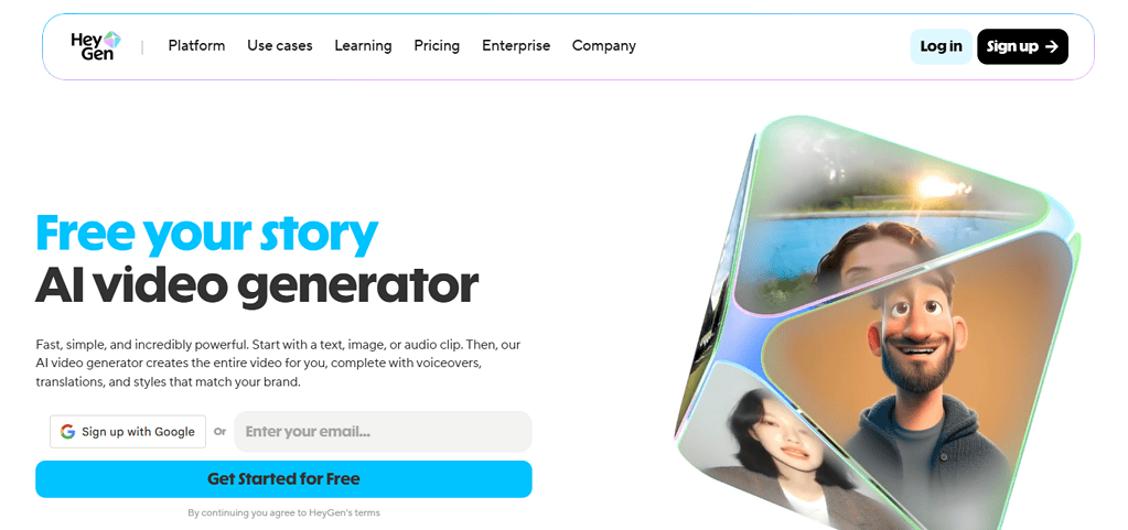 Top AI tools for Facebook ads creation: HeyGen