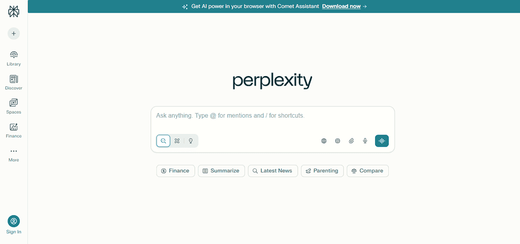 AI tools for brand content creation: Perplexity