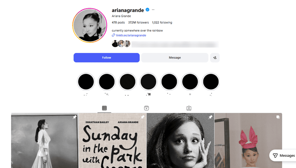 Top 10 most followed Instagram accounts