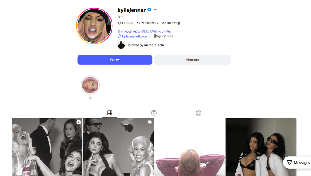 Top 10 most followed Instagram accounts