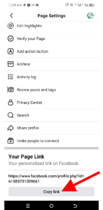 Find your Facebook page URL (Business page)