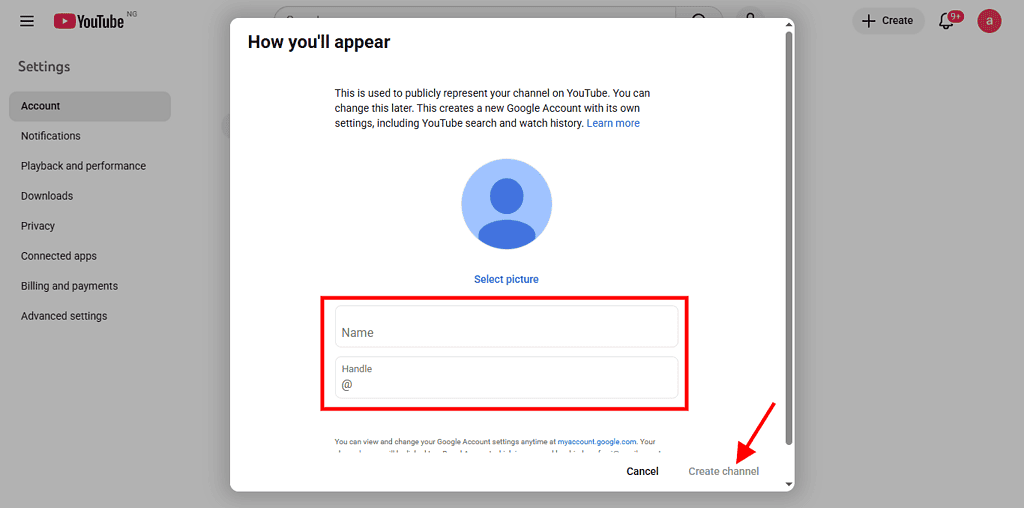 How to Create Multiple YouTube Channels on One Account 2