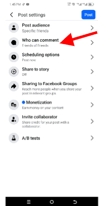 Disable Comments on Facebook Posts