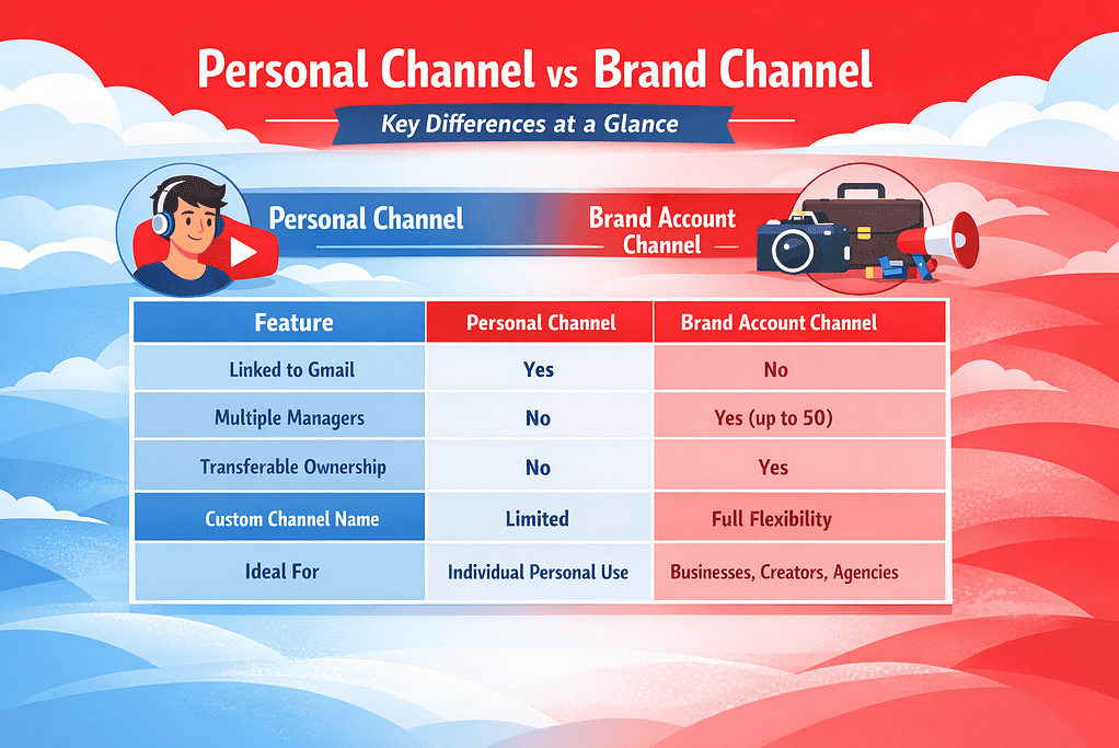 How to Create Multiple YouTube Channels on One Account