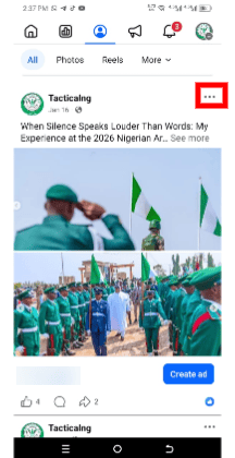 Turn off comments on a Facebook page post