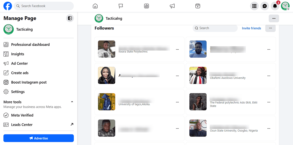 How to check who follows your Facebook page or profile