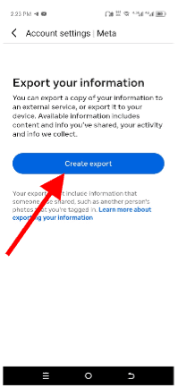 Download a copy of all your Facebook data